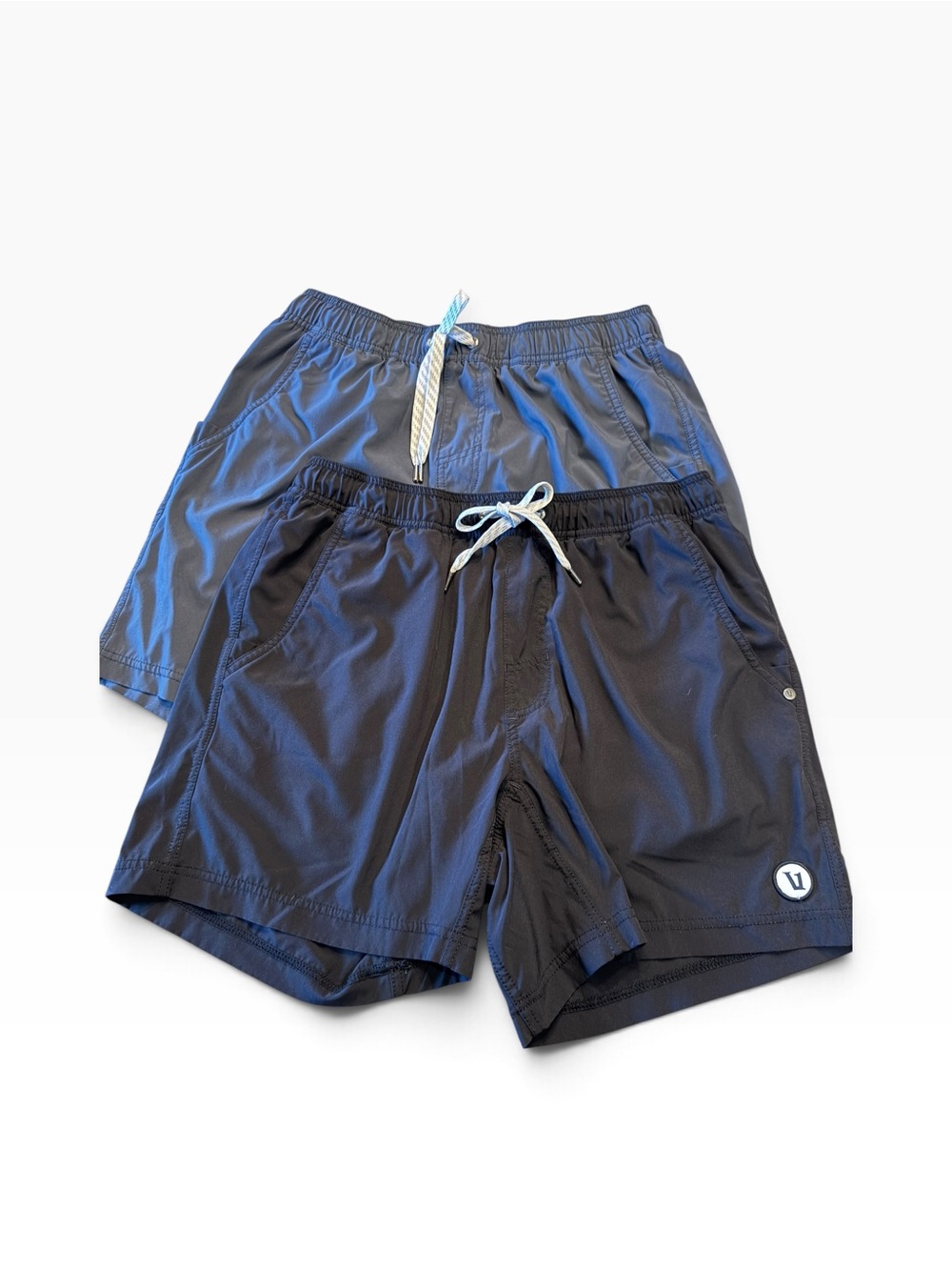 Vuori Adult Medium Bundle of 2 Track Shorts Black & Gray